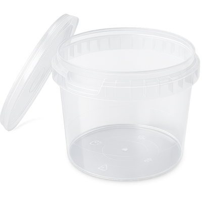 16 OZ Clear Round Tamper PP